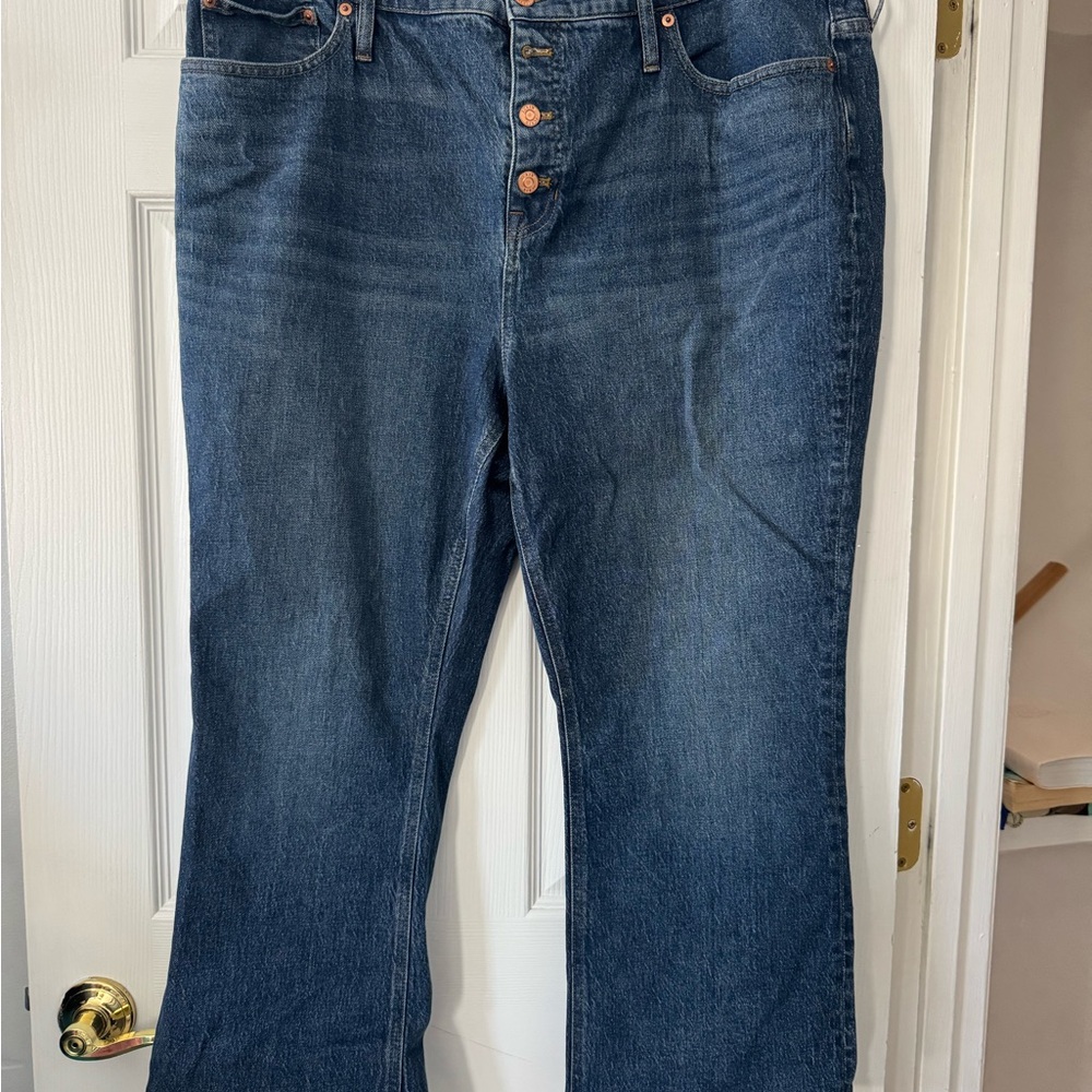 J Crew Demi Boot Crop Button Fly 10” rise Jeans